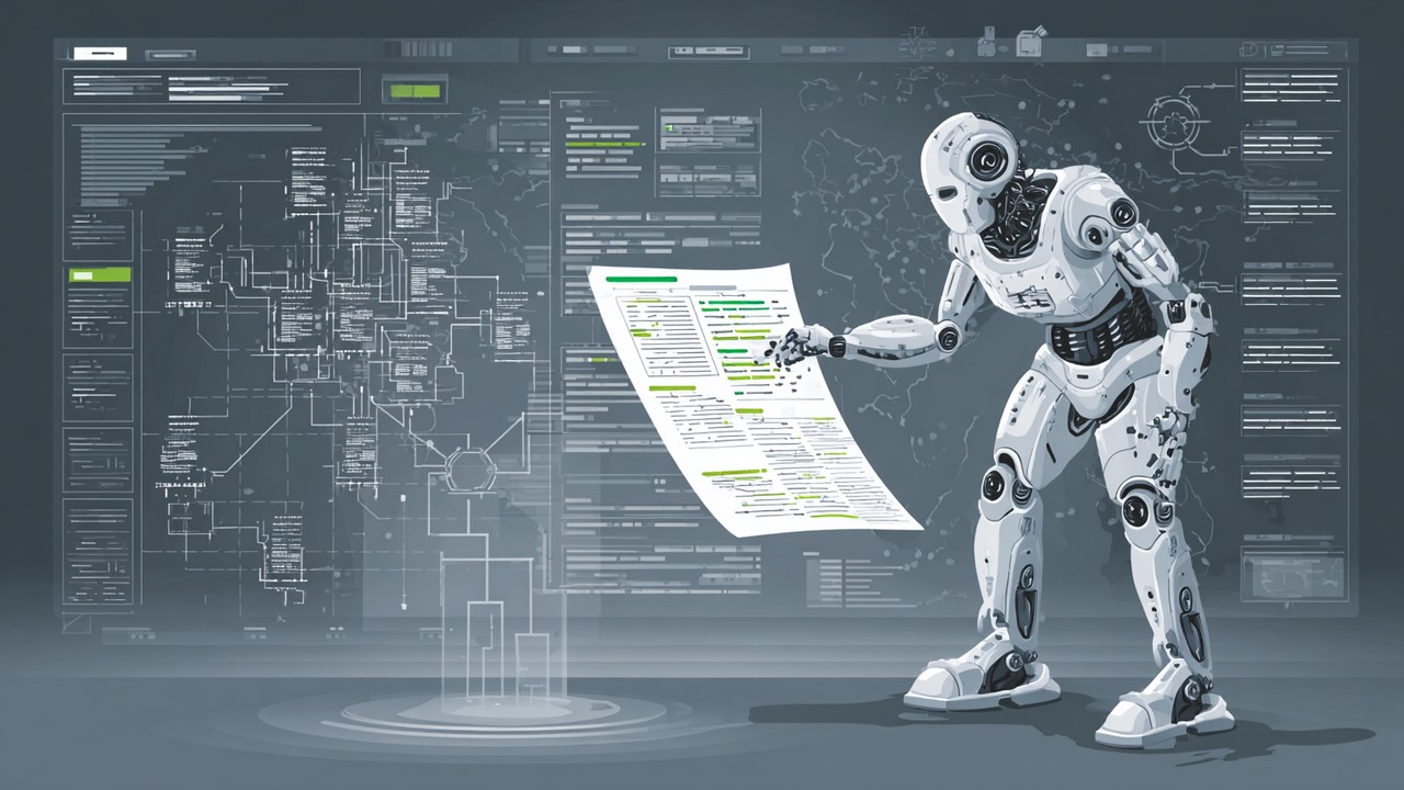 Geleceğin dijital ortamında robot site taraması ve vurgulu sitemap dosyası, SEO için robots.txt önemini gösteriyor.